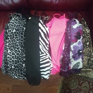 16 Camis/Spaghetti strap tank top, sz M. Cute under v-neck sweaters or cardigan.